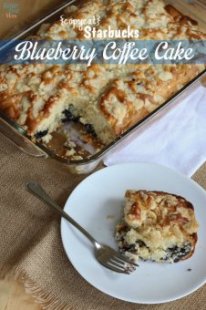 Blueberry Coffee Cake Light Recipe -Starbucks Copycat