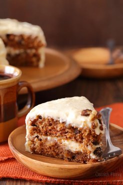 Carrot Cake Layer Cake with Buttermilk cream-cheese Frosting