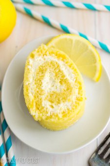 It is a lemon dessert full of lemon whipped cream. The perfect Lemon Cake Roll!