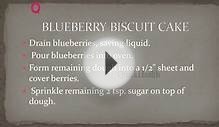 BLUEBERRY BISCUIT CAKE - Best Recipes - Top Recipes