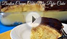 Boston Cream Poke Cake - Recipes For Our Daily Bread