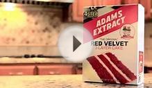 New From ADAMS® - Red Velvet 3 layer Cake (30 second